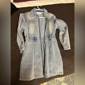 Whiteroom & cactus denim zip dress women’s